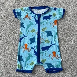 Little Sleepies Ocean Animals Romper